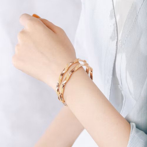 Stacked bangles