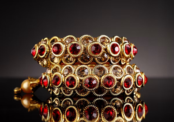 Gold bangles